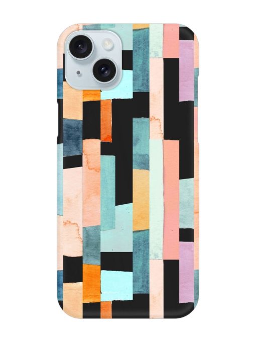 Geometric Seamless Pattern Snap Case for Apple Iphone 15 Plus Edge Zapvi