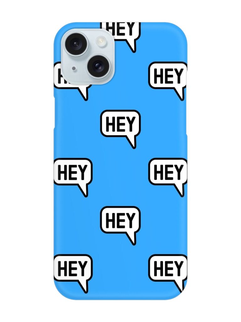 Hey Text Message Snap Case for Apple Iphone 15 Plus