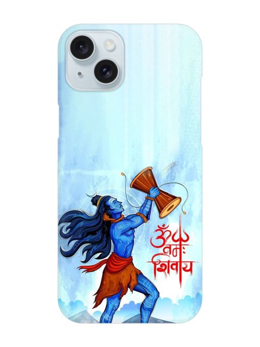 Illustration Lord Shiva Snap Case for Apple Iphone 15 Plus Edge Zapvi