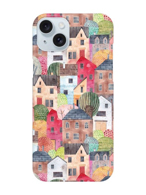 Abstract Seamless Pattern Snap Case for Apple Iphone 15 Plus Edge Zapvi