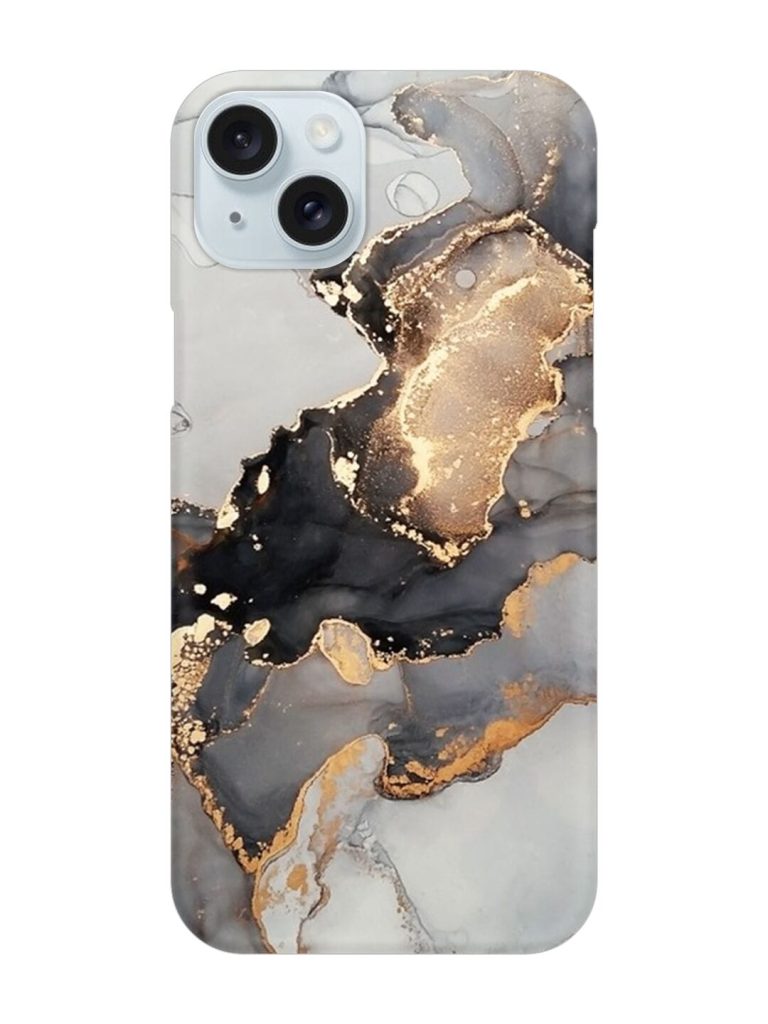 Luxury Abstract Fluid Snap Case for Apple Iphone 15 Plus