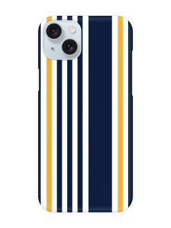 Seamless Stripe Pattern Snap Case for Apple Iphone 15 Plus