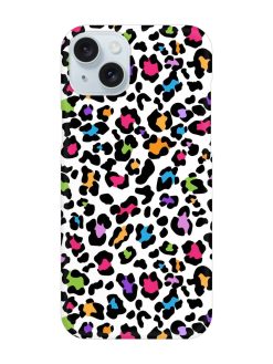 Seamless Leopard Pattern Snap Case for Apple Iphone 15 Plus