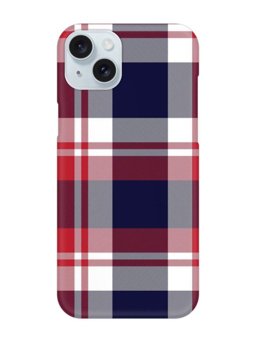 Classic Plaid Tartan Snap Case for Apple Iphone 15 Plus Edge Zapvi