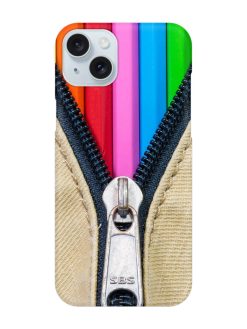 Zip In Color Snap Case for Apple Iphone 15 Plus