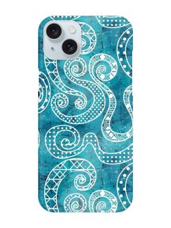 Vintage Curved Seamless Snap Case for Apple Iphone 15 Plus