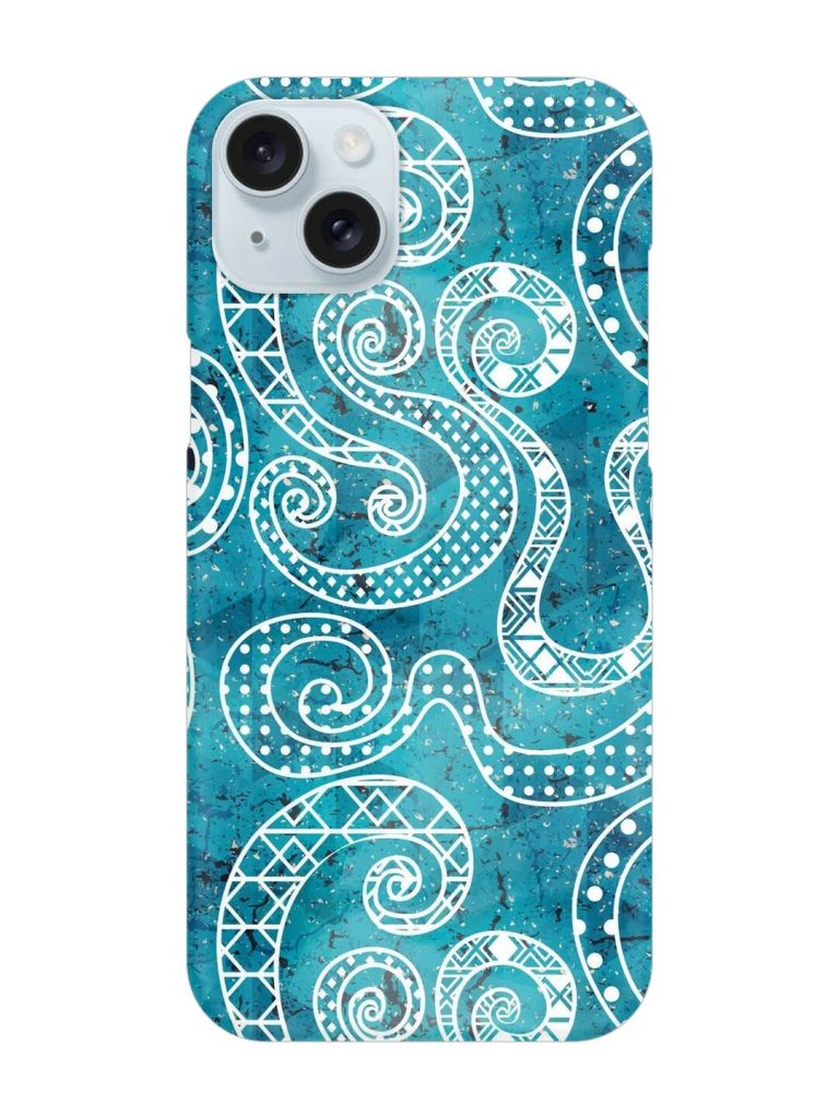Vintage Curved Seamless Snap Case for Apple Iphone 15 Plus