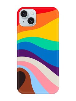 Minimal Pride Art Snap Case for Apple Iphone 15 Plus