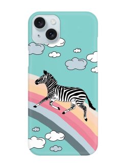 Running Zebra Snap Case for Apple Iphone 15 Plus