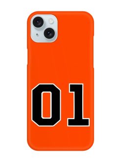 01 Number Snap Case for Apple Iphone 15 Plus