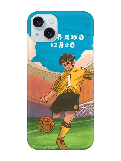 Soccer Kick Snap Case for Apple Iphone 15 Plus Edge Zapvi