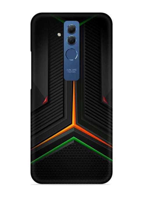 Orange Triangle Light Snap Case for Honor Mate 20 Lite Edge Zapvi