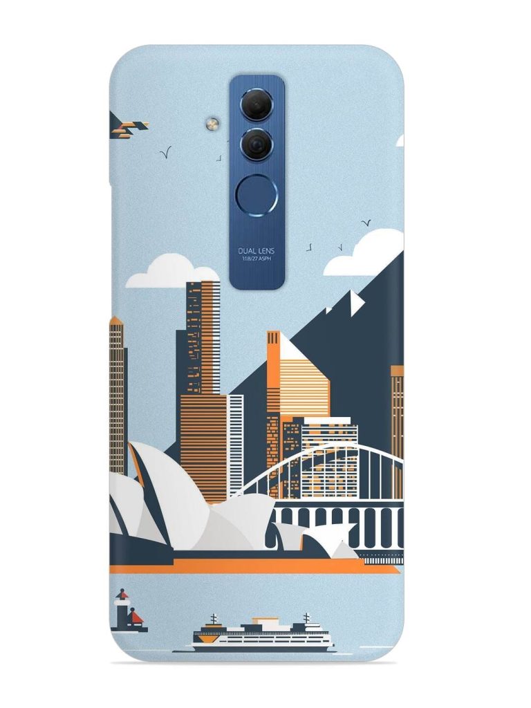 Sydney Opera Landscape Snap Case for Honor Mate 20 Lite