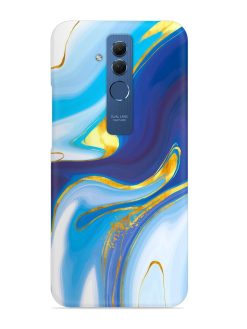 Watercolor Background With Golden Foil Snap Case for Honor Mate 20 Lite