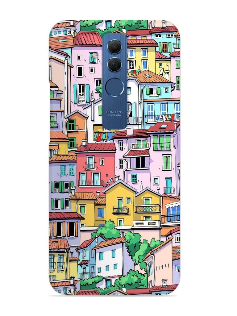 Europe Old Town Snap Case for Honor Mate 20 Lite