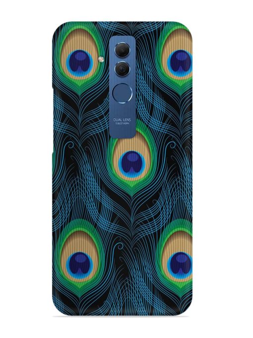 Seamless Pattern Peacock Snap Case for Honor Mate 20 Lite Edge Zapvi