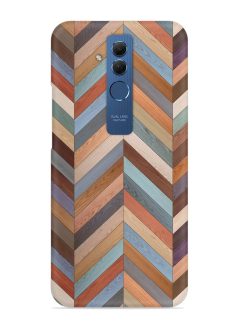 Seamless Wood Parquet Snap Case for Honor Mate 20 Lite