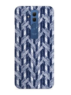 Abstract Herringbone Motif Snap Case for Honor Mate 20 Lite