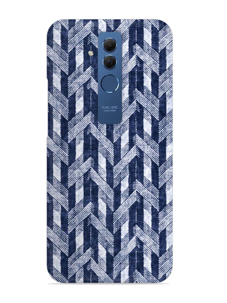 Abstract Herringbone Motif Snap Case for Honor Mate 20 Lite