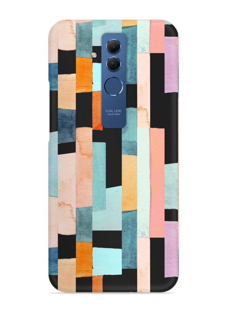 Geometric Seamless Pattern Snap Case for Honor Mate 20 Lite