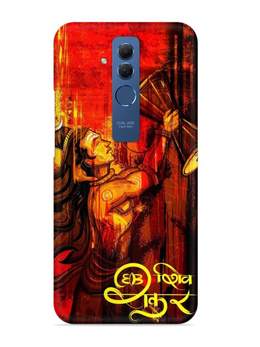 Illustration Lord Shiva Snap Case for Honor Mate 20 Lite Edge Zapvi