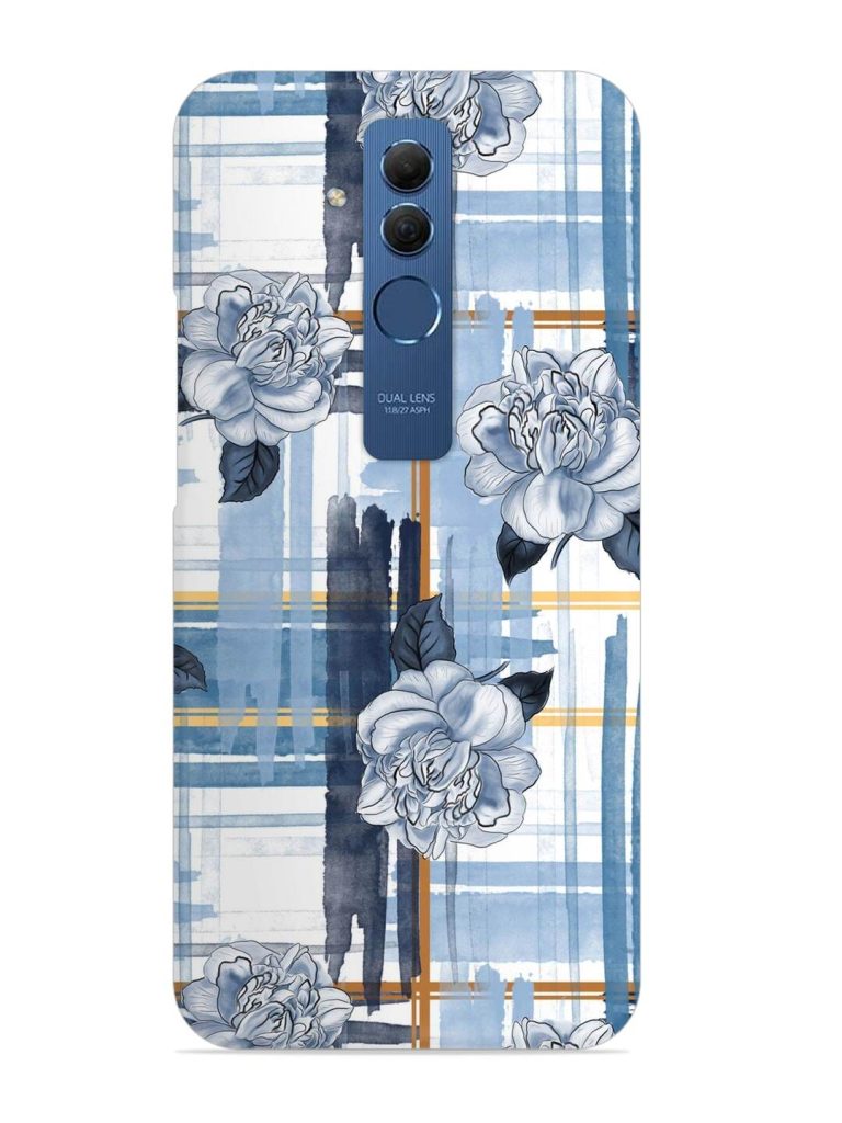 Watercolor Pattern Rose Snap Case for Honor Mate 20 Lite