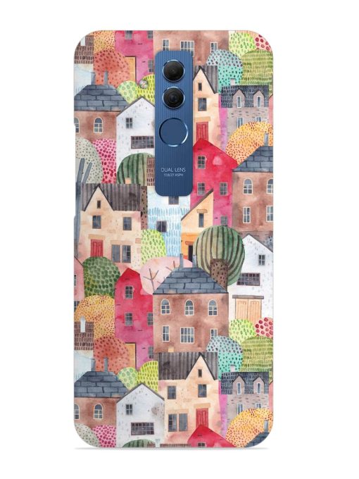 Abstract Seamless Pattern Snap Case for Honor Mate 20 Lite Edge Zapvi