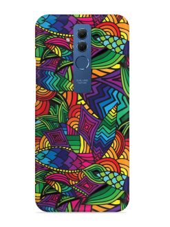Abstract Multicolor Seamless Snap Case for Honor Mate 20 Lite
