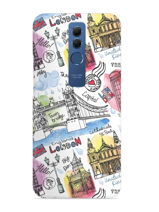 Vector London Landmark Snap Case for Honor Mate 20 Lite Edge Zapvi