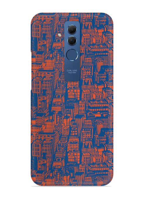 Hand Drawn Seamless Snap Case for Honor Mate 20 Lite Edge Zapvi