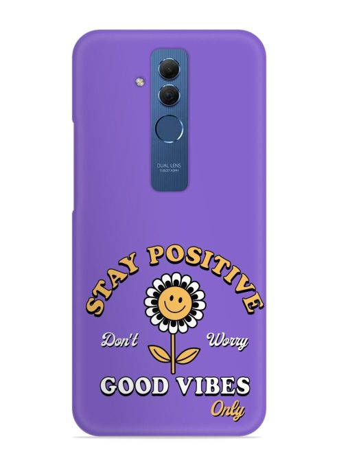 Retro Positive Flower Snap Case for Honor Mate 20 Lite Edge Zapvi