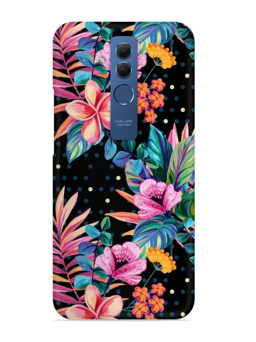 Seamless Floral Pattern Snap Case for Honor Mate 20 Lite Edge Zapvi