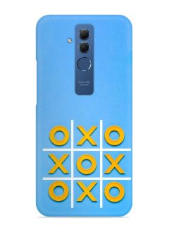 Yellow Plastic Crosses Snap Case for Honor Mate 20 Lite