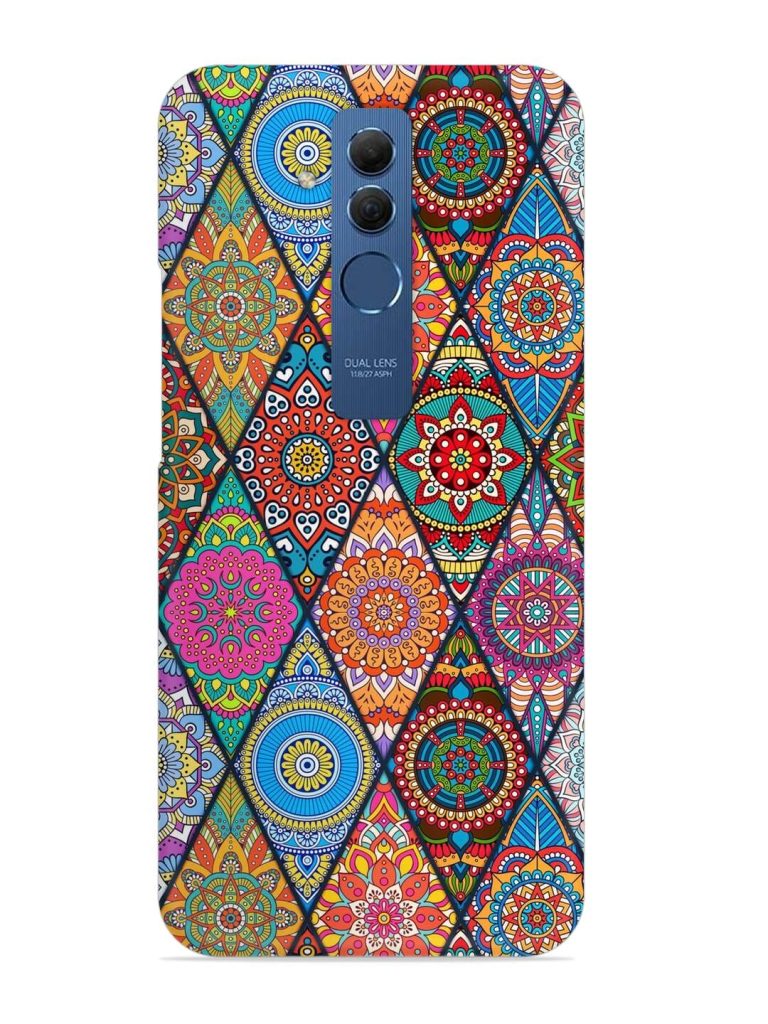 Seamless Tile Pattern Snap Case for Honor Mate 20 Lite