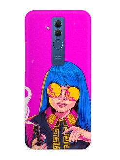 Aesthetic Anime Girl Snap Case for Honor Mate 20 Lite