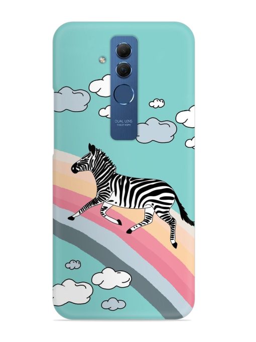 Running Zebra Snap Case for Honor Mate 20 Lite Edge Zapvi