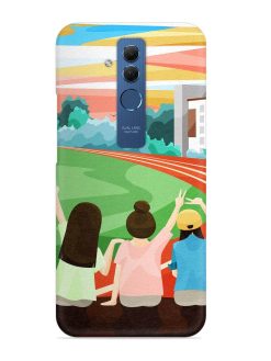 School Playground Snap Case for Honor Mate 20 Lite