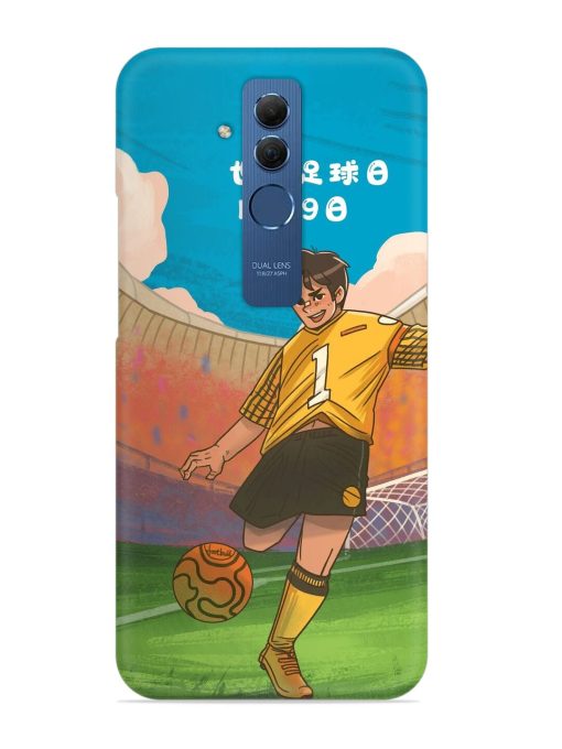 Soccer Kick Snap Case for Honor Mate 20 Lite Edge Zapvi