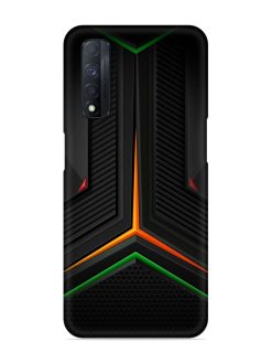 Orange Triangle Light Snap Case for Realme Narzo 30 (4G)