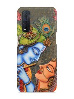 Lord Radha Krishna Flute Art Snap Case for Realme Narzo 30 (4G)