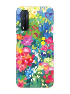 Watercolor Flower Art Snap Case for Realme Narzo 30 (4G)