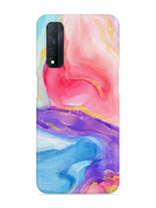 Watercolor Gradient Snap Case for Realme Narzo 30 (4G) Edge Zapvi