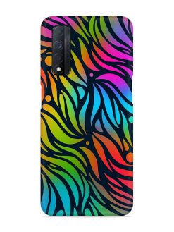 Abstract Leaf Design Snap Case for Realme Narzo 30 (4G)