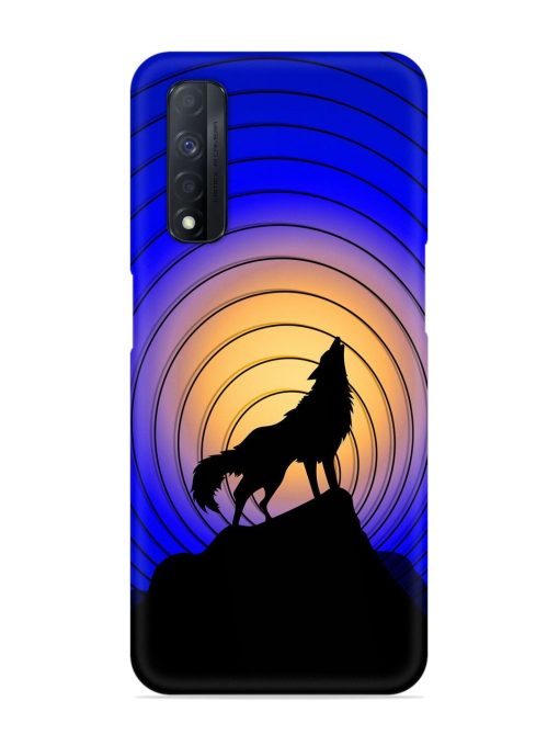 Fox Roaring Design Snap Case for Realme Narzo 30 (4G) Edge Zapvi