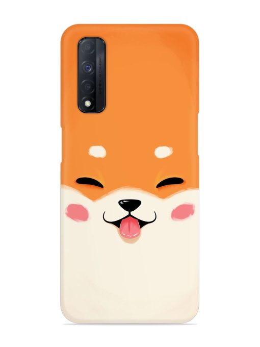 Happy Cat Art Snap Case for Realme Narzo 30 (4G) Edge Zapvi