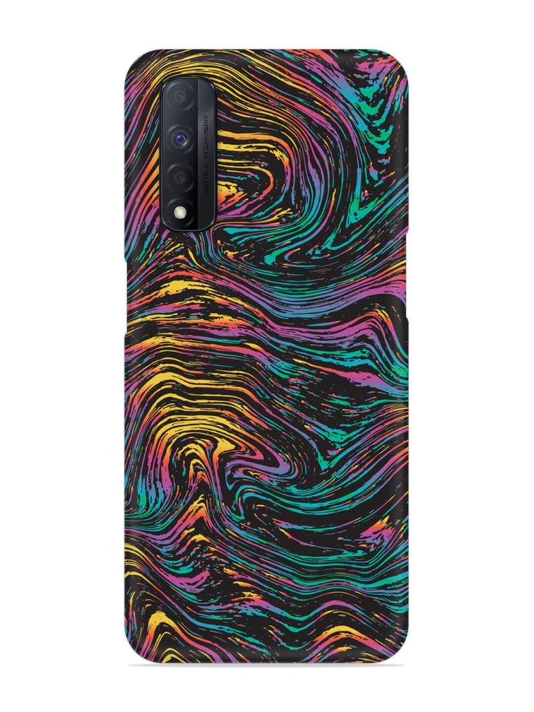 Abstract Liquid Colors Snap Case for Realme Narzo 30 (4G)