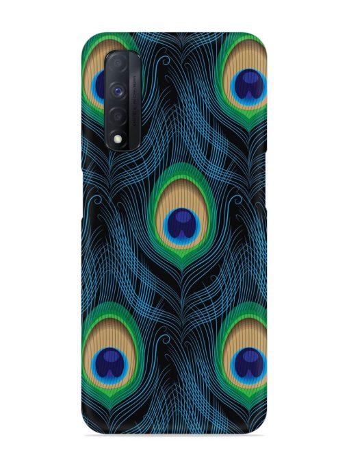 Seamless Pattern Peacock Snap Case for Realme Narzo 30 (4G) Edge Zapvi