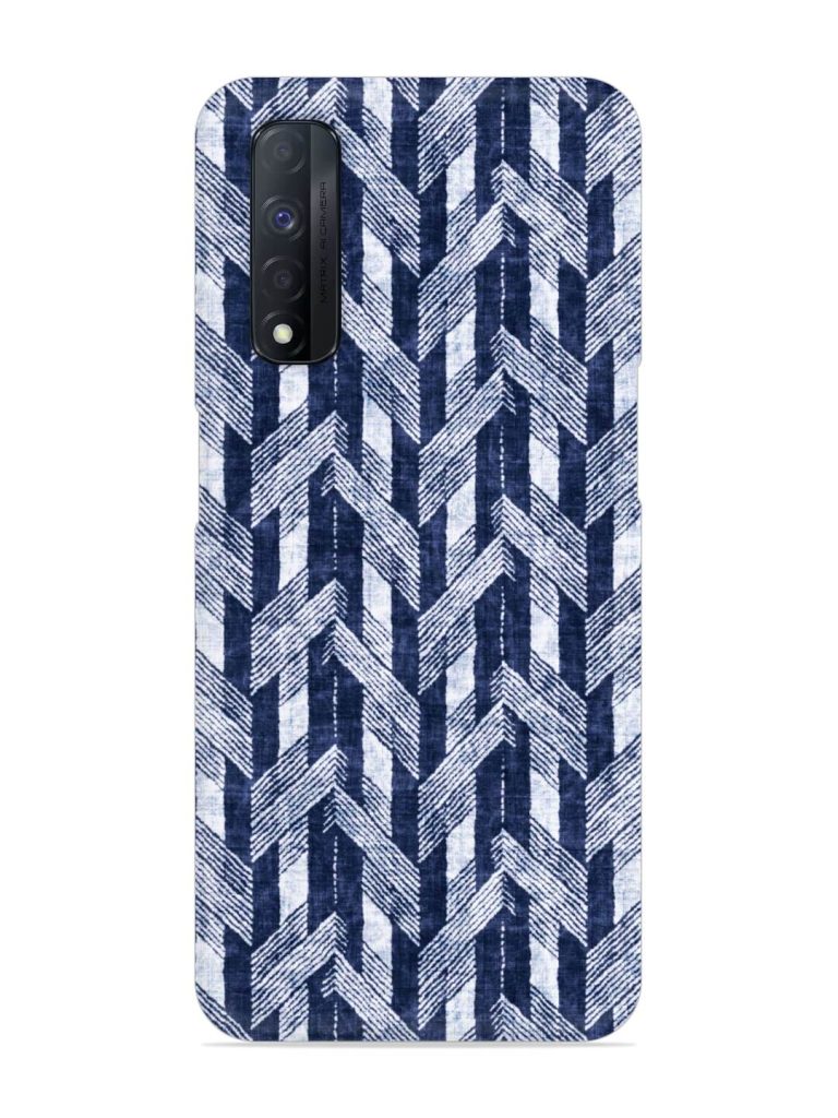 Abstract Herringbone Motif Snap Case for Realme Narzo 30 (4G)