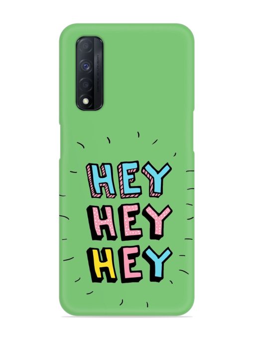 Hey Vector Cartoon Snap Case for Realme Narzo 30 (4G) Edge Zapvi