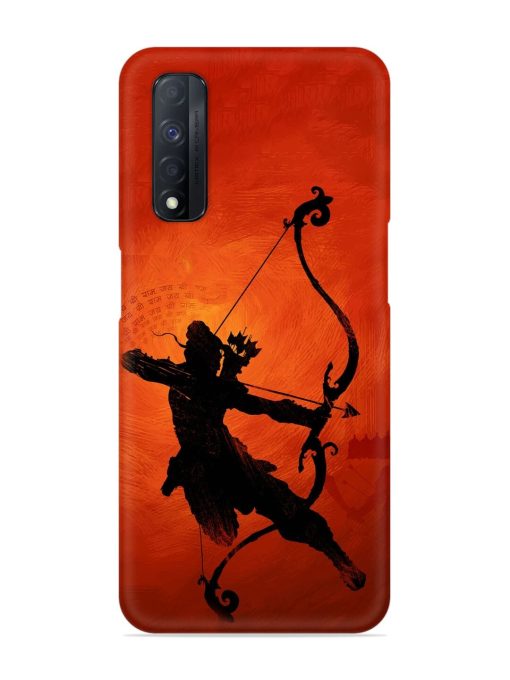 Illustration Lord Rama Snap Case for Realme Narzo 30 (4G) Edge Zapvi